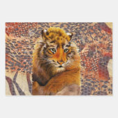 Set aus 3 flachen Blechen Geschenkpapier Set (Vorderseite)