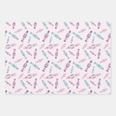 Set aus 3 Folien für das Wrapping Geschenkpapier Set (Vorderseite 3)