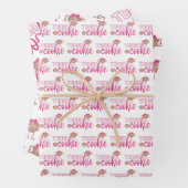 Set aus 3 Folien für hartes Cookie Geschenkpapier Set (Beispiel)