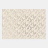 Set aus 3 grauem Tonpapier Geschenkpapier Set (Vorderseite 3)