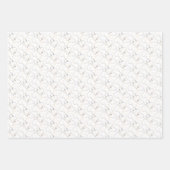 Set aus 3 grauem Tonpapier Geschenkpapier Set (Vorderseite)