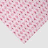 Set aus 3 - Moderne hellrosa und rote Herzen Seidenpapier (Detail)