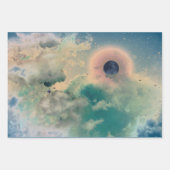 Set aus 3 NIGHT SKIES AND LIGHTING Geschenkpapier Set (Vorderseite)