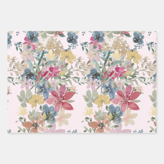 Set aus 3 Überziehpapier Geschenkpapier Set (Vorderseite 3)