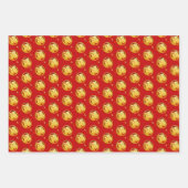 Set aus 3 Überziehpapier Geschenkpapier Set (Vorderseite 3)