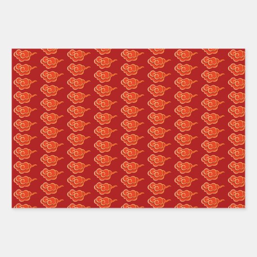 Set aus 3 Überziehpapier Geschenkpapier Set (Vorderseite 2)