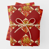 Set aus 3 Überziehpapier Geschenkpapier Set (Beispiel)