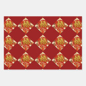 Set aus 3 Überziehpapier Geschenkpapier Set (Vorderseite)