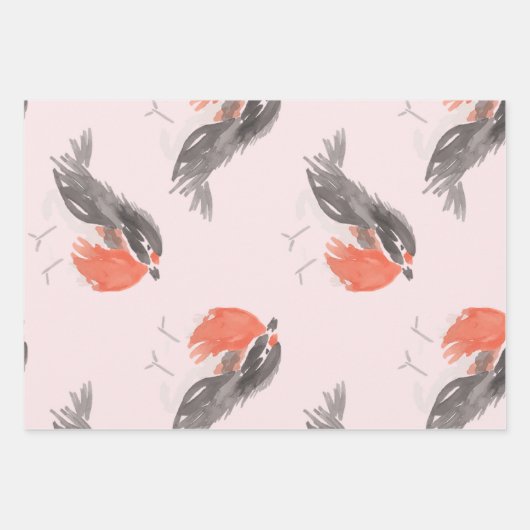 Set aus 3 Überziehpapier Geschenkpapier Set (Vorderseite 2)