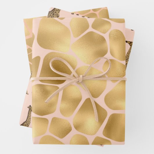 Set aus 3 Überziehpapier Geschenkpapier Set (Beispiel)