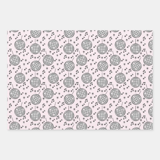 Set aus 3 Überziehpapier Geschenkpapier Set (Vorderseite 3)