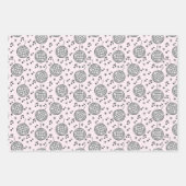 Set aus 3 Überziehpapier Geschenkpapier Set (Vorderseite 2)