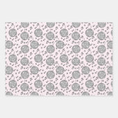 Set aus 3 Überziehpapier Geschenkpapier Set (Vorderseite)