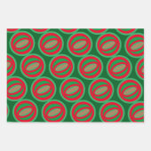 Set aus 3 Überziehpapier Geschenkpapier Set (Vorderseite 2)