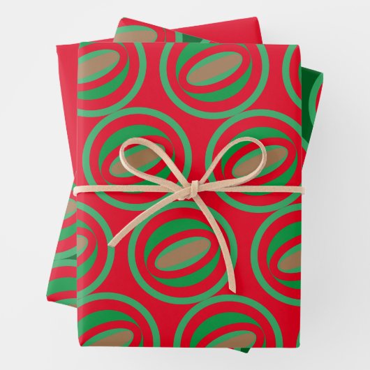 Set aus 3 Überziehpapier Geschenkpapier Set (Beispiel)