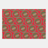 Set aus 3 Überziehpapier Geschenkpapier Set (Vorderseite)