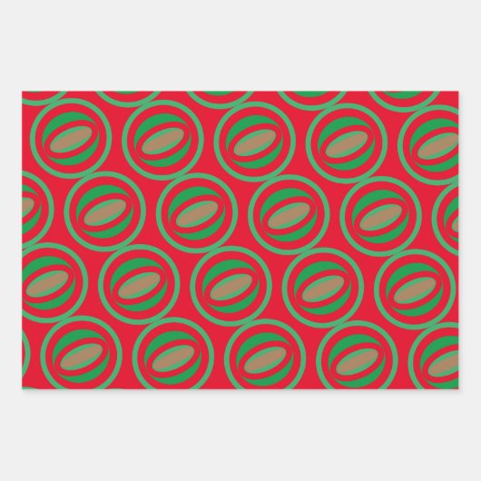 Set aus 3 Überziehpapier Geschenkpapier Set (Vorderseite)