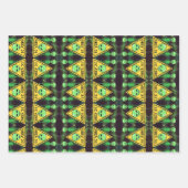 Set aus 3 Überziehpapier Geschenkpapier Set (Vorderseite 2)