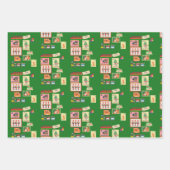 Set aus 3 Überziehpapier Geschenkpapier Set (Vorderseite)