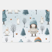 Set aus 3 Überziehpapier Geschenkpapier Set (Vorderseite 3)