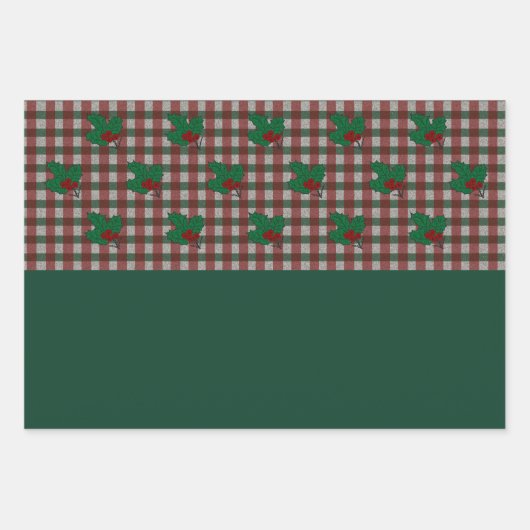 Set aus 3 Überziehpapier Geschenkpapier Set (Vorderseite)