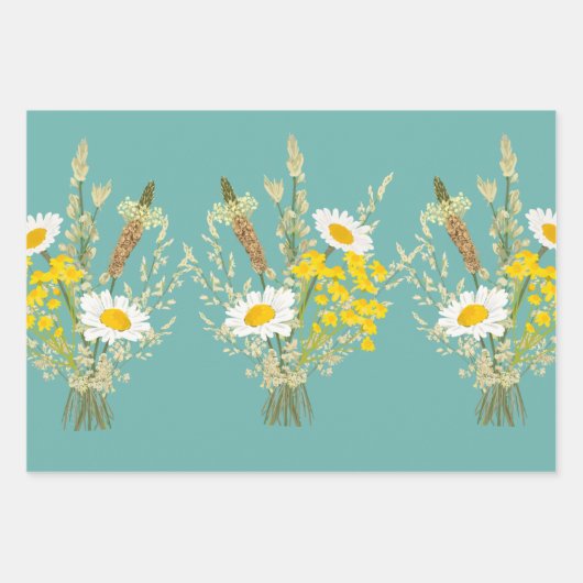 Set aus 3 Überziehpapier Geschenkpapier Set (Vorderseite 3)