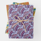 Set aus 3 Überziehpapier Geschenkpapier Set (Beispiel)