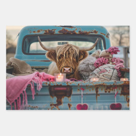 Set aus 3 Überziehpapier Geschenkpapier Set