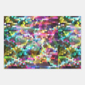 Set aus 3 Überziehpapier Geschenkpapier Set (Vorderseite 2)