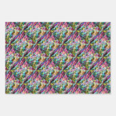 Set aus 3 Überziehpapier Geschenkpapier Set (Vorderseite)