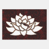 Set aus 3 Überziehpapier Geschenkpapier Set (Vorderseite 3)