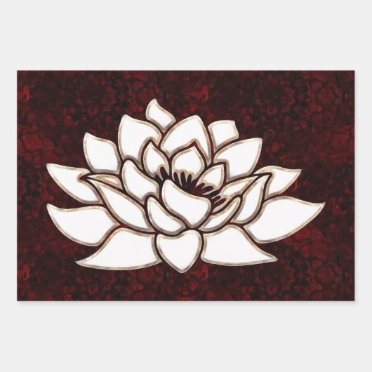 Set aus 3 Überziehpapier Geschenkpapier Set (Vorderseite 3)