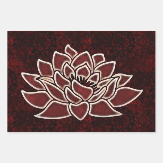 Set aus 3 Überziehpapier Geschenkpapier Set (Vorderseite 2)