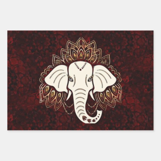 Set aus 3 Überziehpapier Geschenkpapier Set (Vorderseite)