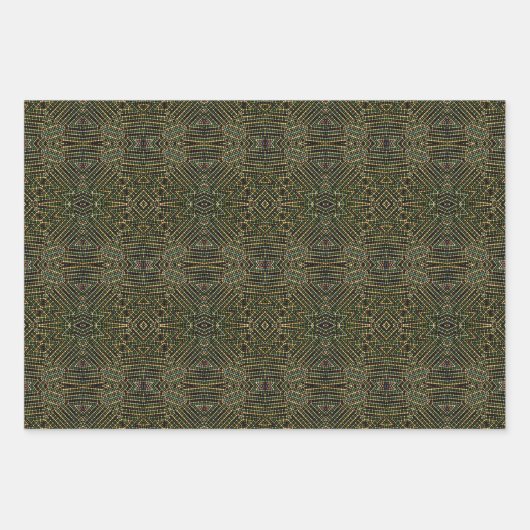 Set aus 3 Überziehpapier Geschenkpapier Set (Vorderseite 2)