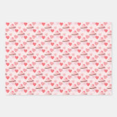 Set aus 3 Überziehpapier Geschenkpapier Set (Vorderseite 3)