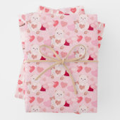 Set aus 3 Überziehpapier Geschenkpapier Set (Beispiel)