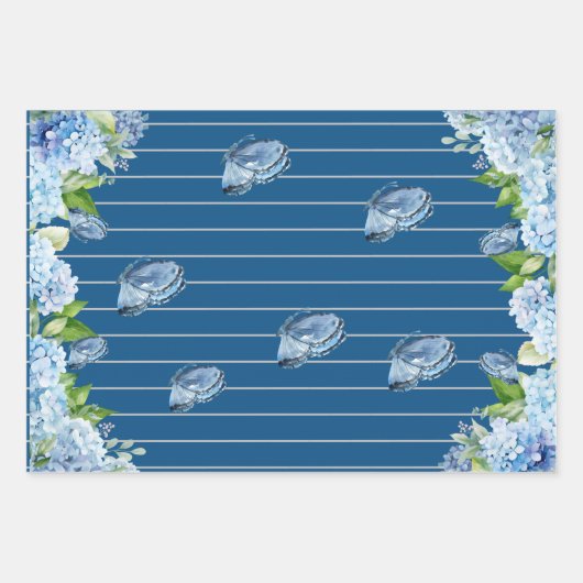 Set aus 3 Überziehpapier Geschenkpapier Set (Vorderseite)