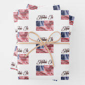 Set aus 3 Überziehpapier Geschenkpapier Set (Beispiel)