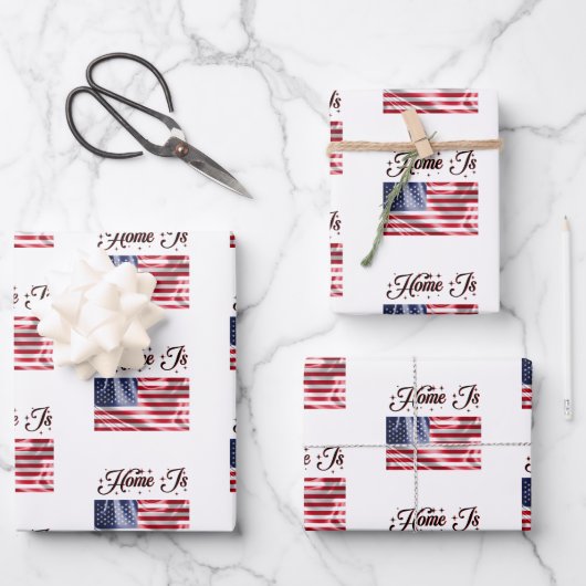 Set aus 3 Überziehpapier Geschenkpapier Set (Vorderseite)