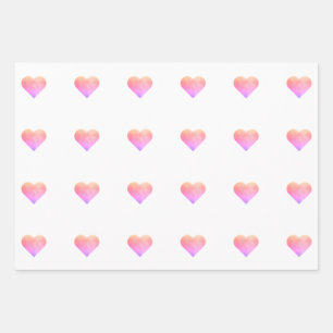 Set aus 3 Überziehpapier Geschenkpapier Set