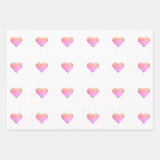 Set aus 3 Überziehpapier Geschenkpapier Set (Vorderseite 2)