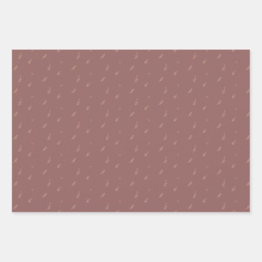 Set aus 3 Überziehpapier Geschenkpapier Set (Vorderseite 3)