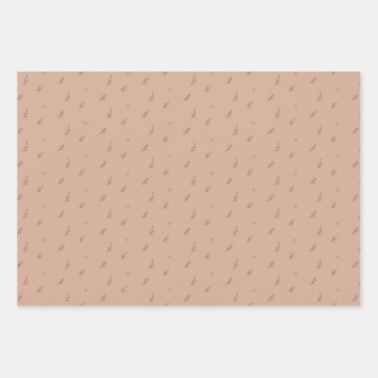 Set aus 3 Überziehpapier Geschenkpapier Set (Vorderseite 2)