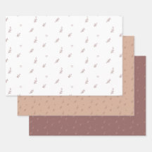 Set aus 3 Überziehpapier