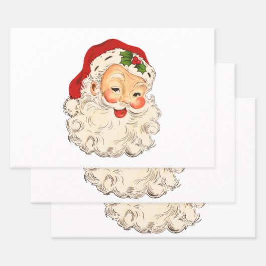 Set aus 3 Überziehpapier Geschenkpapier Set (Set)