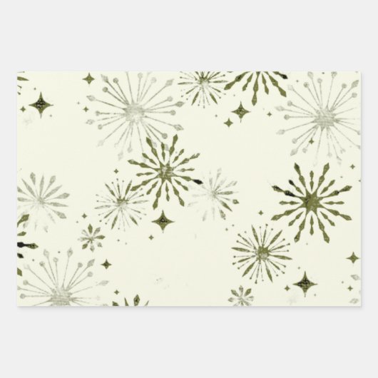 Set aus 3 Überziehpapier Geschenkpapier Set (Vorderseite 3)