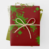 Set aus 3 Überziehpapier Geschenkpapier Set (Beispiel)