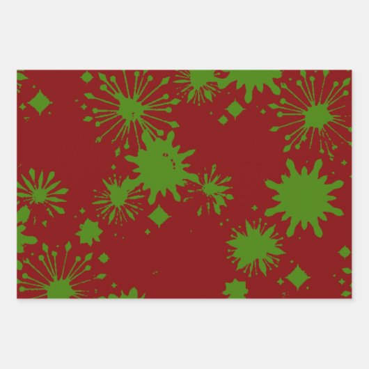 Set aus 3 Überziehpapier Geschenkpapier Set (Vorderseite)