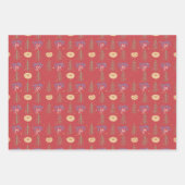 Set aus 3 Überziehpapier Geschenkpapier Set (Vorderseite)